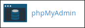 cPanel - phpMyAdmin icon