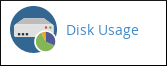 cPanel - Files - Disk Usage icon