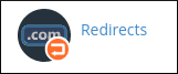 cPanel - Domains - Redirects icon