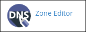 cPanel - Domains - Zone Editor icon