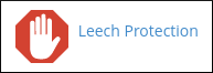 cPanel - Security - Leech Protection icon