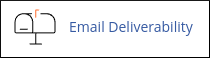 cPanel - Email - Email Deliverability icon