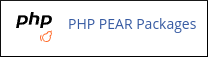 cPanel - Software - PHP PEAR Packages icon