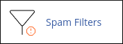 cPanel - Email - Spam Filters icon