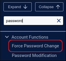 WebHost Manager - Force Password Change