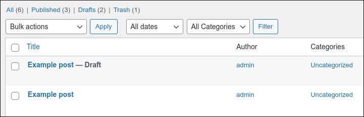 WordPress - Yoast Duplicate Post - original and clone posts