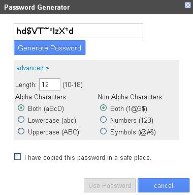 password generator