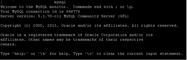 MySQL prompt