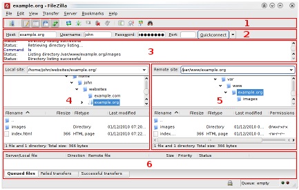 filezilla-window-layout