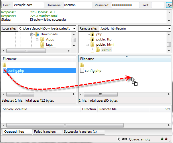 filezilla-drag-file-to-remote-server