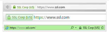 SSL, SSL certificate, green bar