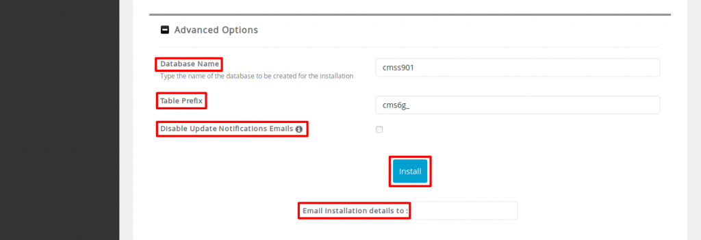 CMS Made Simple Database