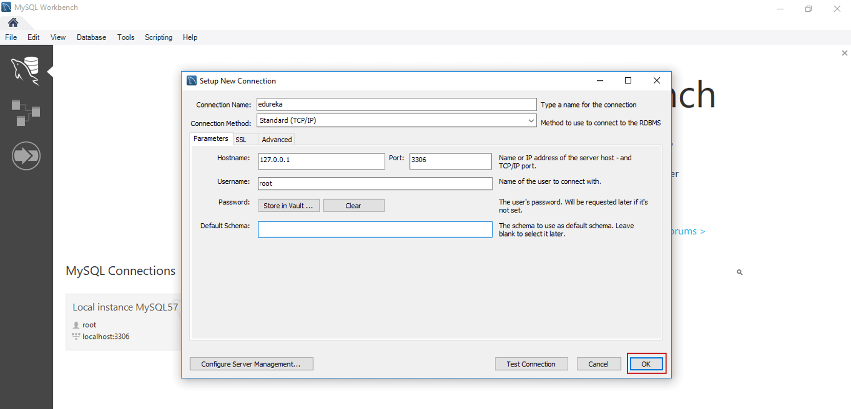 MySQL workbench2