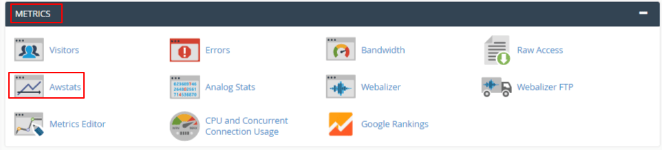 cPanel AWStats Metrics