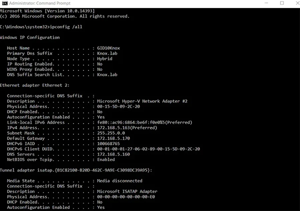 Validate the Accuracy of IP Settings