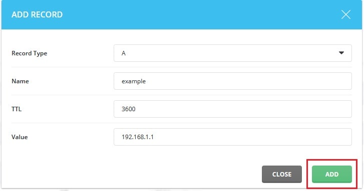 Screenshot: To change it, edit the value and save.