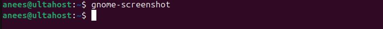 gnome-screenshot in the terminal