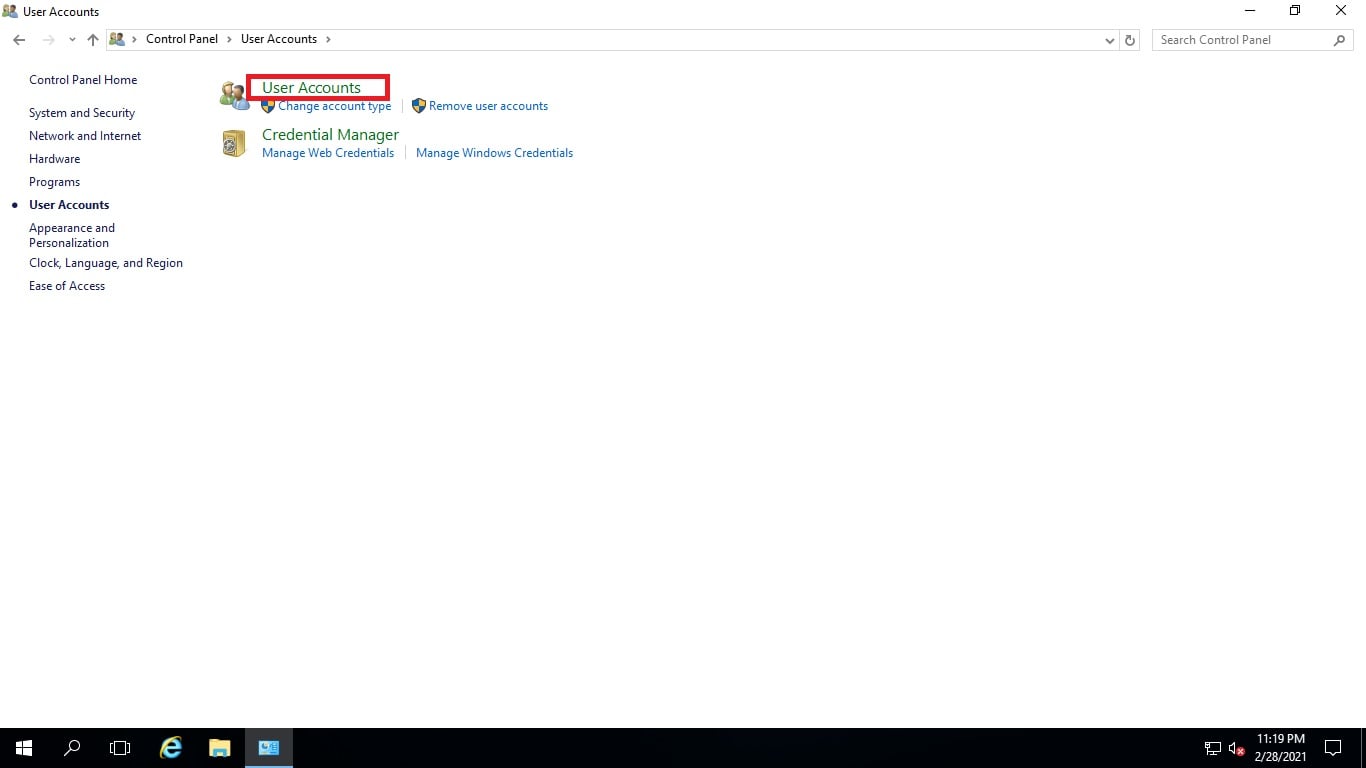 Screenshot: Type this command and press Enter: net user Administrator * This asks you for a new passwo