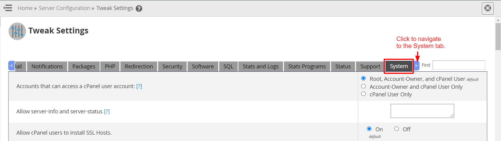 Screenshot: Pick English in the list.