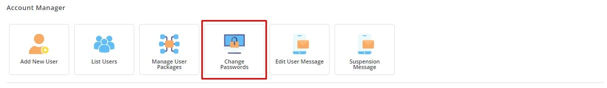 Screenshot: Log in to DirectAdmin with your reseller username and password.