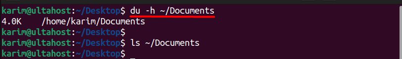 du with human-readable sizes