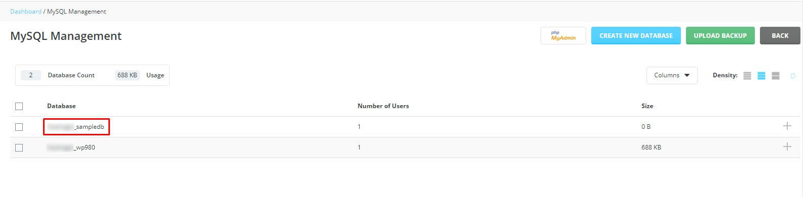 Screenshot: Look for the Access Hosts link. It is also called Remote MySQL in some skins.