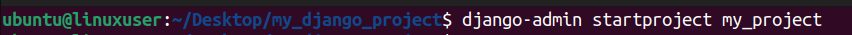 Creating the Django project
