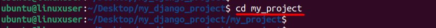 Opening the project