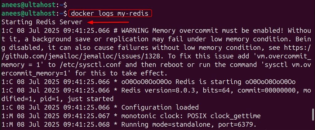 Container logs