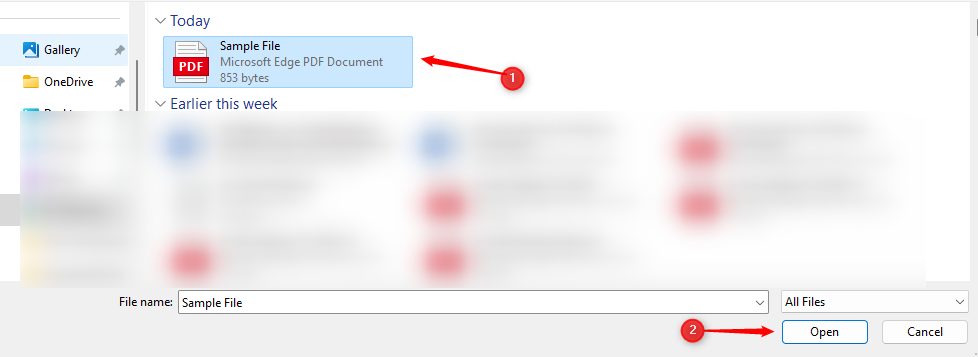 Choosing the PDF