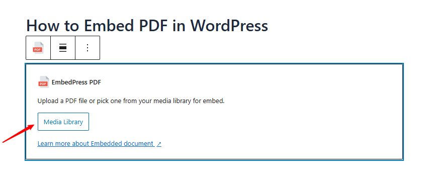 Opening the Media Library