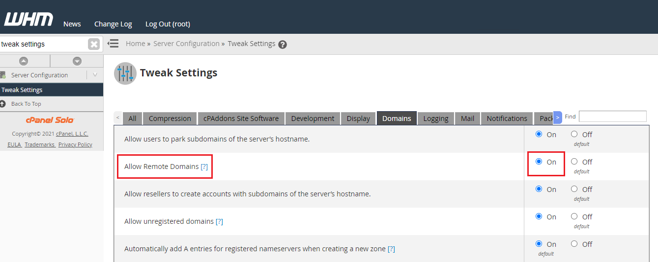 allow remote domains