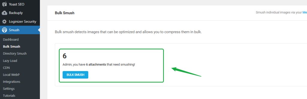 The optimization result