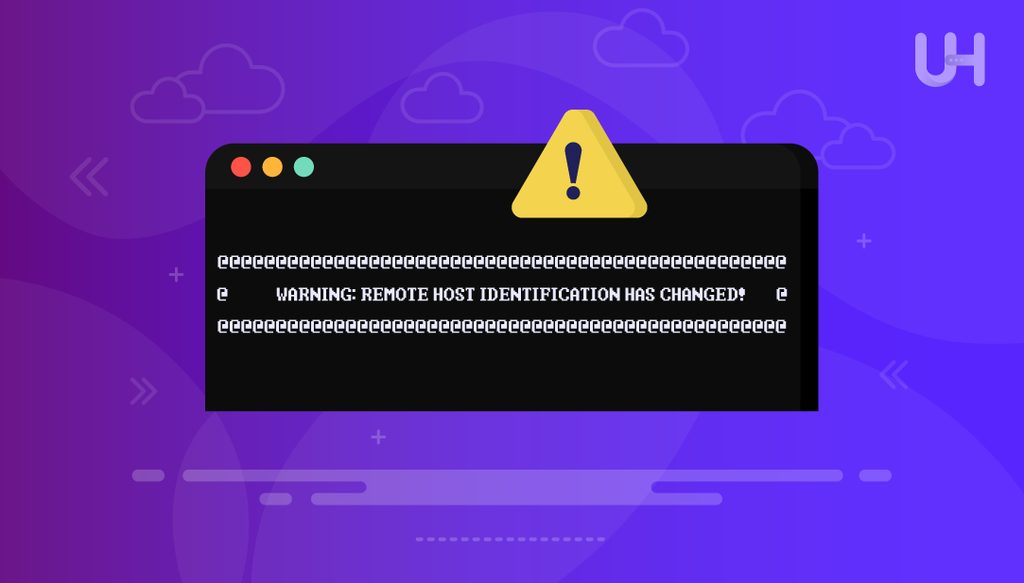 The remote host identification has changed warning