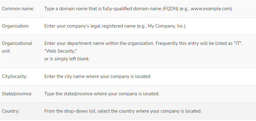 Screenshot: Under Certificate Signing Requests (CSR) , click Generate, view, or delete SSL certificate