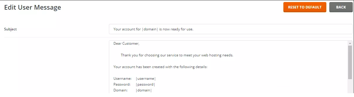 edit user message