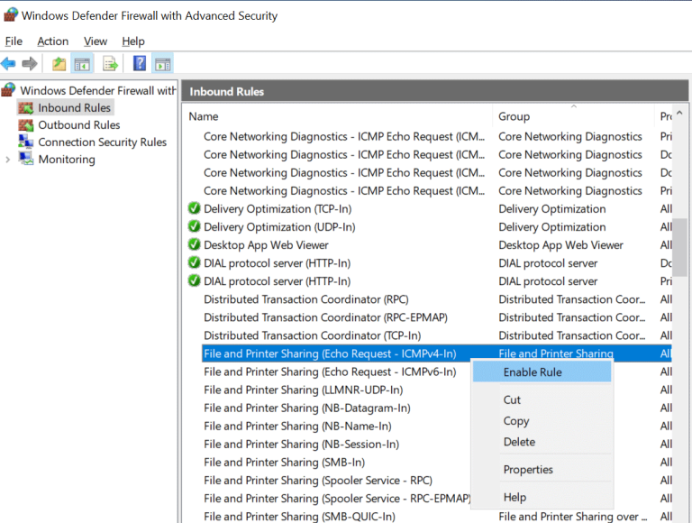 enable-the-file-and-printer-sharing