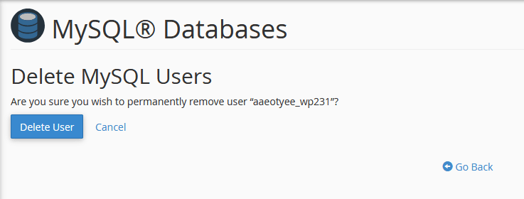 Screenshot: If many users are affected, edit the MySQL config file. It is often /etc/my.cnf or /etc/my