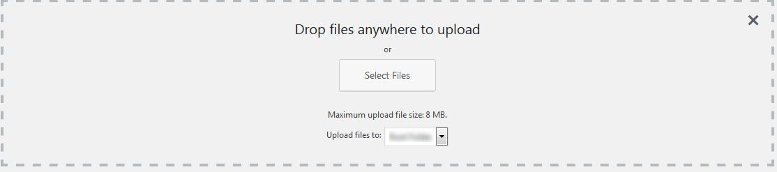 Screenshot: Go to Media , then Add New Media File .