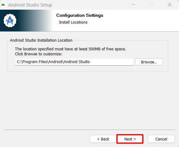 Choosing the installation location