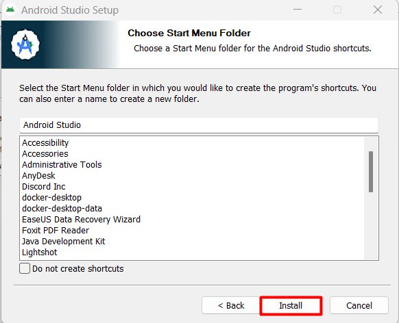 The Start Menu folder
