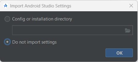 Import settings