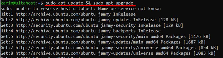 Updating Ubuntu