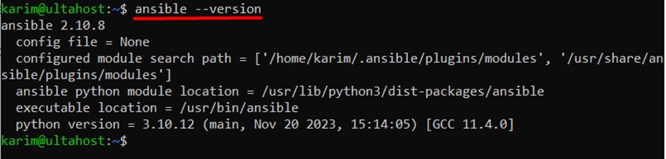 The Ansible version