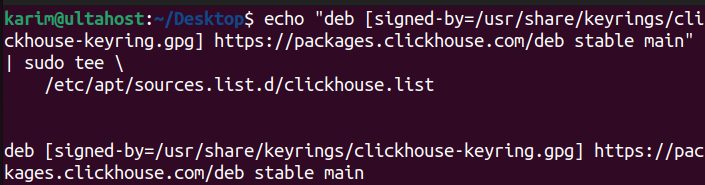 Adding the ClickHouse repository