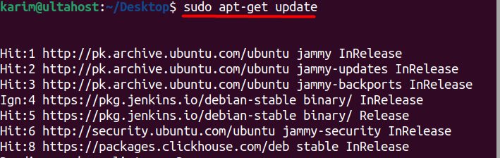 Updating the package list