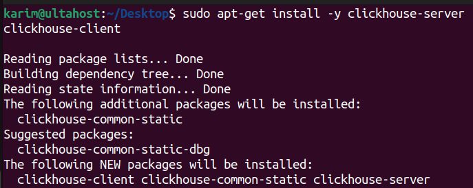 Installing ClickHouse