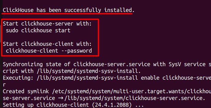 Setting the password for the default user