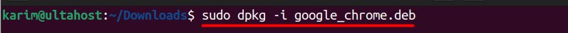 Installing with dpkg