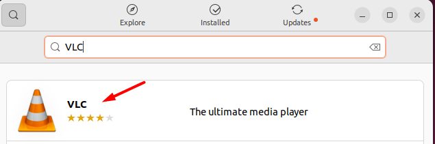 The details of the package, for example VLC